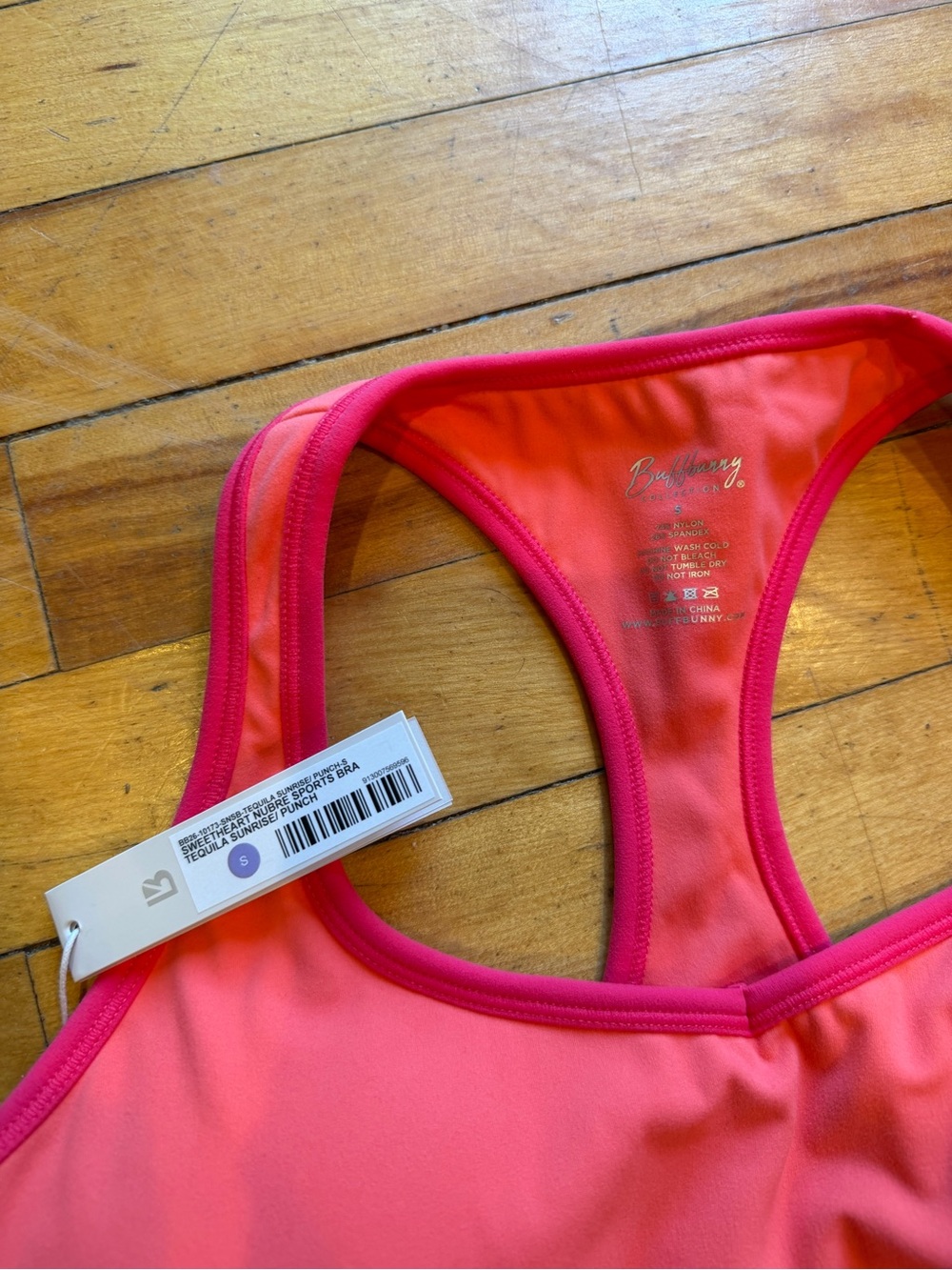 Buffbunny Sweetheart Sport Bra in Tequila Sunrise - Picture 3 of 3